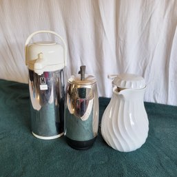 Trio Of Coffee Pots