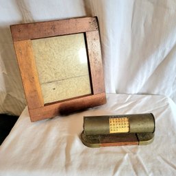 Vintage Photo Frame And Calendar