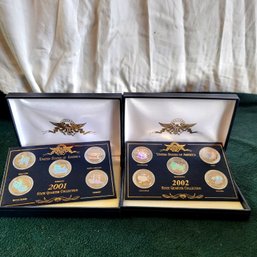 2001 And 2002 State Quarter Sets