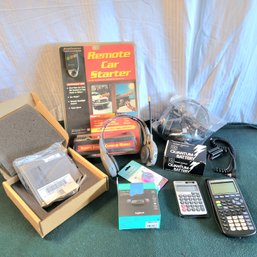 Electronic Items Lot-Webcam, Headset, Power Modules, TI-83 Calculator And More!