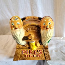 Vintage Metal Piels Beer -Beer Holder