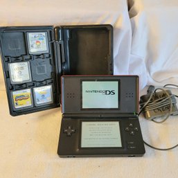 DS Lite With Games, Case And Charger *Individual Games Not Tested