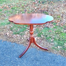 The Bombay Company Side Table On Wheels