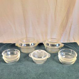 Pyrex And Fire King Casserole Dishes & Bowls