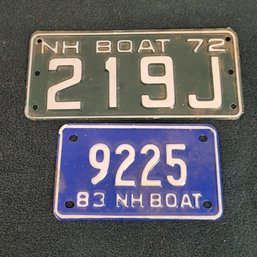 Boat License Plates