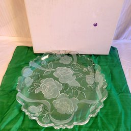 Aderia Glass Plate From Japan