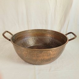 Omica Organics Hand Hammered Copper Foot Bath/Bowl