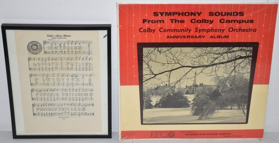2 PC. COLBY COLLEGE MUSIC