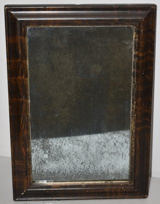 19TH CENT GRAIN PAINTED MIRROR