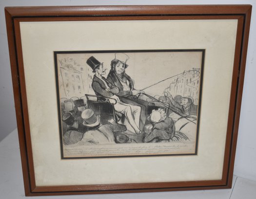 19TH CENT HONORE DAUMIER PRINT