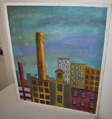 FACTORY PAINTING ON CANVAS BOARD