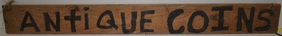 PAINTED WOODEN SIGN