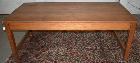 LARGE OAK CONFERENCE TABLE