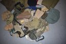 LOT OF VINTAGE MILITARY UNIFORMS & ACCESSORIES