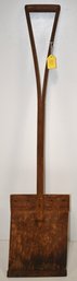 38 1/2' ANTIQUE WOODEN SHOVEL