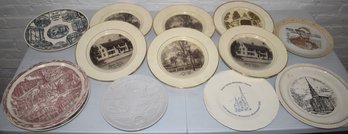 (13) KEENE NH AREA SOUVENIR PLATES