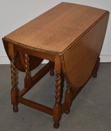 VICTORIAN OAK DROPLEAF TABLE