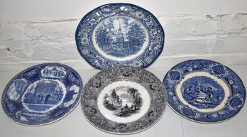 (4) TRANSFERWARE PLATES