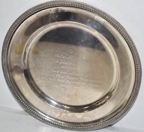 11' STERLING PRESENTATION PLATE