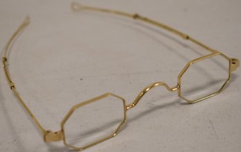 RARE PR. 14K GOLD MCALLISTER EYEGLASSES