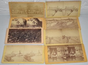 (8) MARTHAS VINYARD STEROPTICAN VIEW CARDS