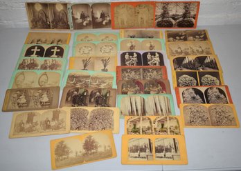 (32) STEROPTICAN VIEW CARDS