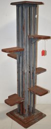 PAINTED MULTI-TIER SHELF