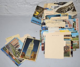 LARGE LOT VINTAGE STATE POST CARDS