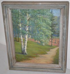 WOODLAND OIL PAINTING