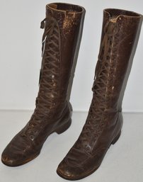 PR. VINTAGE HIGH LEATHER BOOTS