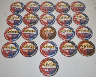 (20) PEPSI ALL STAR PIN BACK BUTTONS