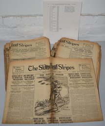 LOT STARTS & STRIPE NEWSPAPERS - 1918-1919 - (40) TOTAL