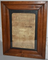 EARLY COURT DOCUMENT FROM PLYMOUTH COUNTY MASS