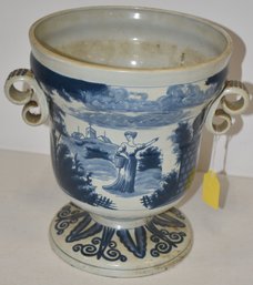 DELFT TYPE BLUE & WHITE URN