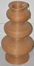 15 1/2' JAPANESE STYLE BASKET VASE