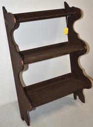 COUNTRY PAINTED 3 TIER HANGING SHELF