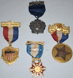 (4) NATIONAL G.A.R. ENCAMPMENT MEDALS