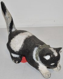 CAST CONCRETE CAT DOORSTOP