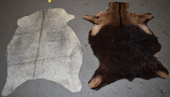 (2) SMALL ANIMAL HIDES