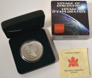 PROOF 2000 CANADIAN SILVER DOLLAR