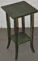 SM. VINTAGE PAINTED WOODEN PLANT STAND