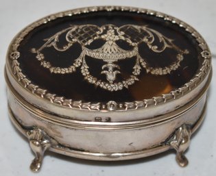 SM. ENGLISH SILVER DRESSER BOX