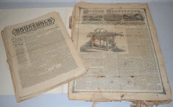 LOT 19TH NEWSPAPERS PARIODICALS