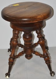 VICTORIAN PIANO STOOL