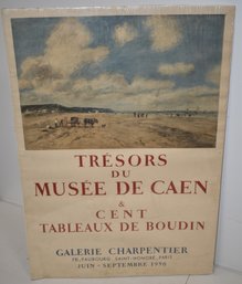 1958 TRESORS DO MOUSEE DE CAEN POSTER