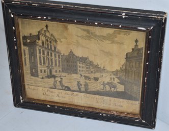 VUE DE BOSTON STEEL ENGRAVING