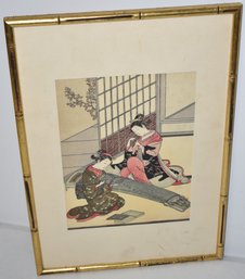 20TH CENT JAPANESE WOOD BLOCK PRINT