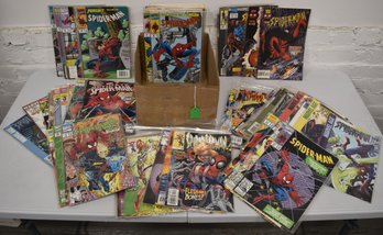 (87) MARVEL SPIDERMAN COMIC BOOKS