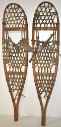 PR. VINTAGE WOODEN SNOWSHOES