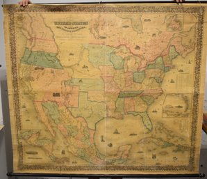 COLTONS MAP OF THE UNITED STATES